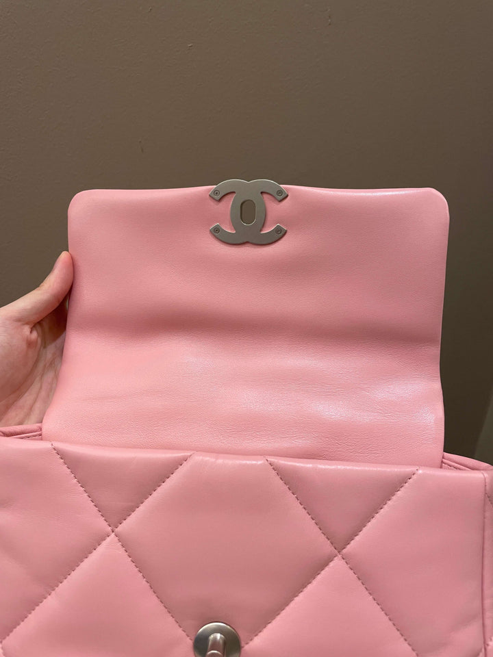 Chanel 19 Flap Bag Pink Lambskin