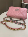 Chanel 19 Flap Bag Pink Lambskin