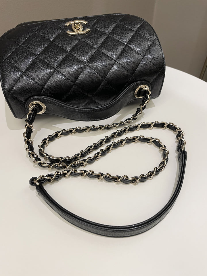 Chanel Business Affinity Flap Black Caviar