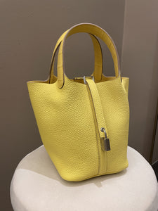 Hermes Picotin 18 Touch bag Lime / Mimosa