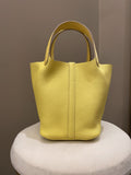 Hermes Picotin 18 Touch bag Lime / Mimosa