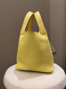 Hermes Picotin 18 Touch bag Lime / Mimosa