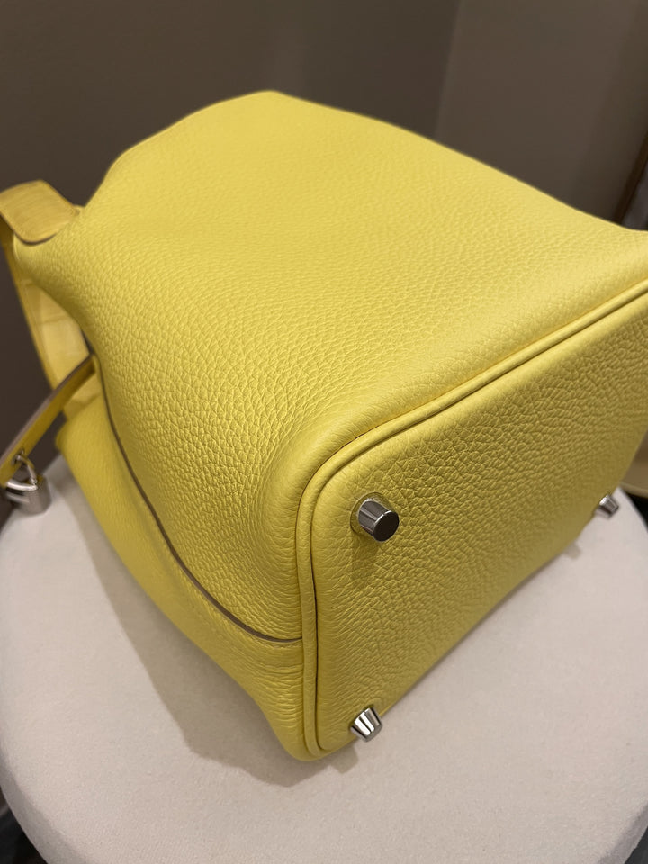 Hermes Picotin 18 Touch bag Lime / Mimosa