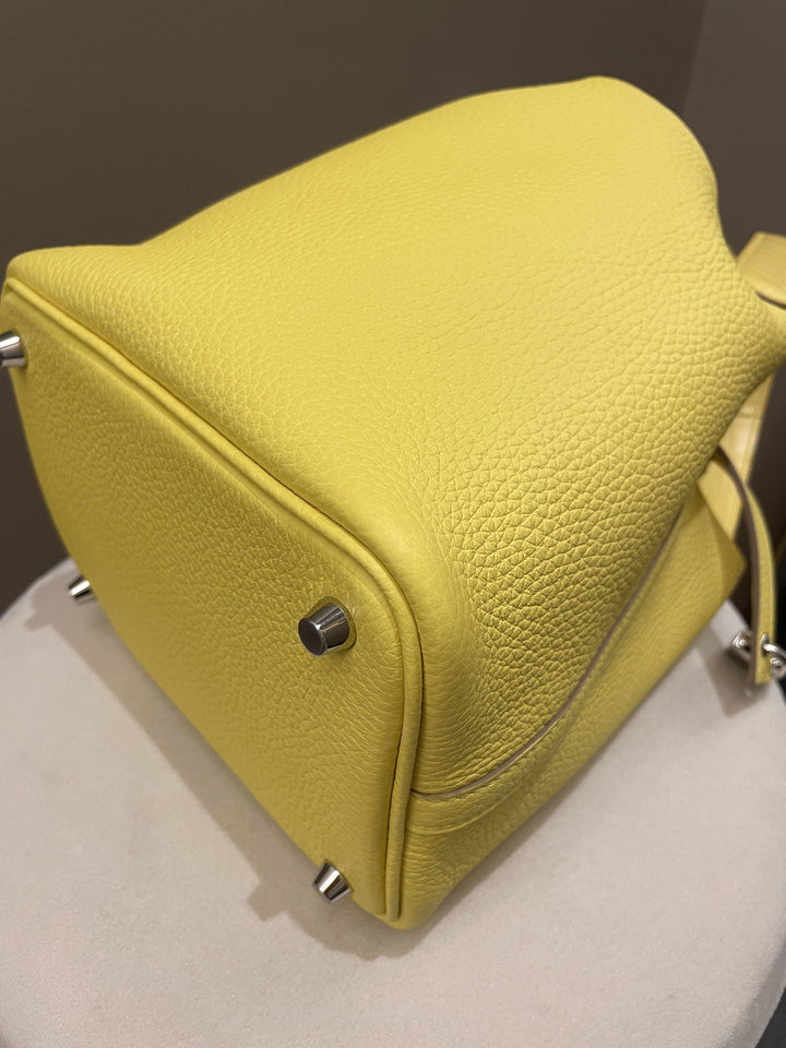 Hermes Picotin 18 Touch bag Lime / Mimosa