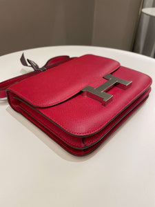 Hermes Constance 18 Rouge Casaque Epsom