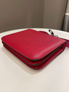 Hermes Constance 18 Rouge Casaque Epsom