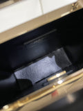 Chanel Evening Handle Chain Box Bag Black Caviar