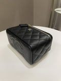 Chanel Quilted Mini Vanity Rectangular Black Caviar