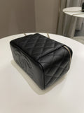 Chanel Quilted Mini Vanity Rectangular Black Caviar