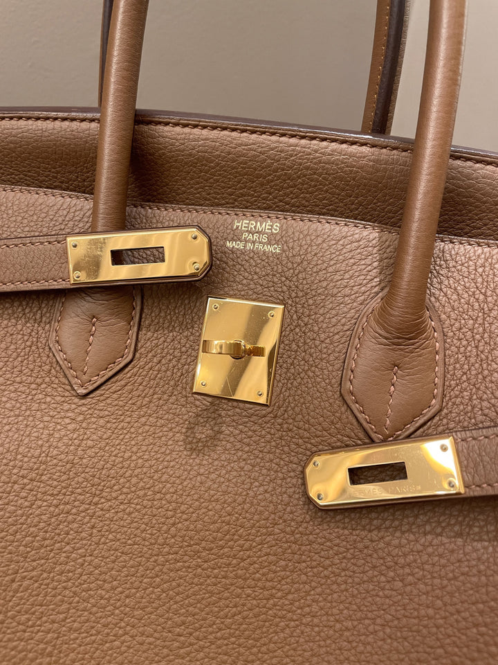 Hermes Birkin 35 Alezan Clemence