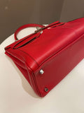 Hermes Kelly Lakis 32 Vermillion Swift