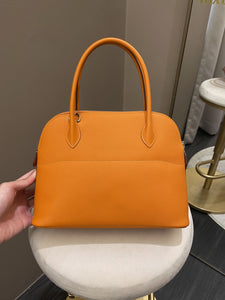 Hermes Bolide 27 Abricot Epsom Leather