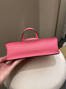 Hermes Halzan Mini 22 Rose Azalee Evercolor