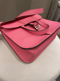 Hermes Halzan Mini 22 Rose Azalee Evercolor