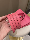 Hermes Halzan Mini 22 Rose Azalee Evercolor