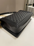 Chanel Quilted New Medium Boy Black Caviar