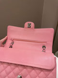 Chanel Classic Medium Double Flap Sakura Pink Caviar