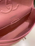 Chanel Classic Medium Double Flap Sakura Pink Caviar