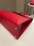 Hermes Kelly Sellier 32 Rouge Casaque Epsom