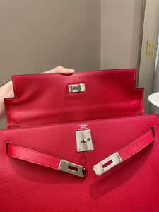 Hermes Kelly Sellier 32 Rouge Casaque Epsom