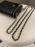 Chanel 22C Quilted Vanity Vertical Black Caviar