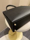 Hermes Kelly Sellier 28 Black Epsom