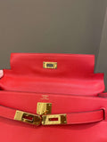 Hermes Kelly 28 Rouge Tomato Evercolor