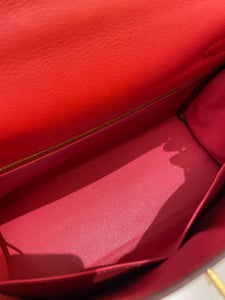 Hermes Kelly 28 Rouge Tomato Evercolor