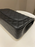 Chanel Classic Quilted Jumbo Double Flap Black Caviar