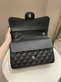 Chanel Classic Quilted Jumbo Double Flap Black Caviar