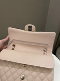 Chanel Classic Quilted Medium Double Flap Beige Caviar