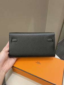 Hermes Kelly To Go Black Epsom