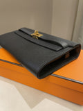 Hermes Kelly To Go Black Epsom