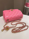 Chanel Pearl Crush Mini Square Pink Lambskin