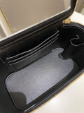 Chanel Quilted Coco Mini Vanity Rectangular Black Patent
