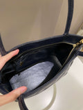 Chanel Vintage Medallion Tote Navy Caviar
