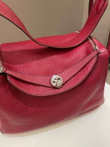 Hermes Lindy 30 Rouge Garance Clemence