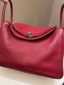 Hermes Lindy 30 Rouge Garance Clemence