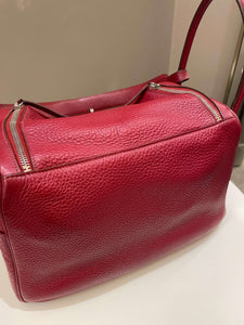 Hermes Lindy 30 Rouge Garance Clemence