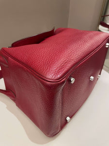 Hermes Lindy 30 Rouge Garance Clemence