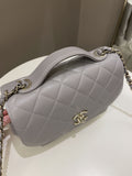 Chanel Business Affinity Flap Grey Caviar