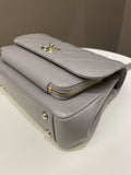 Chanel Business Affinity Flap Grey Caviar