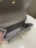 Chanel Business Affinity Flap Grey Caviar
