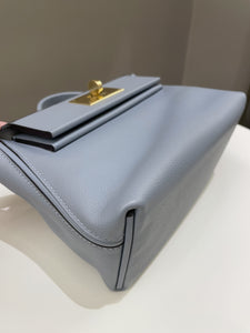 Hermes 24/24 Mini Bleu Lin Evercolor