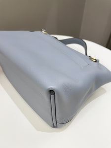 Hermes 24/24 Mini Bleu Lin Evercolor