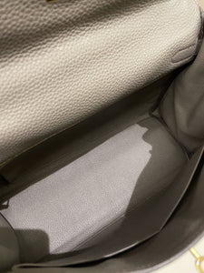 Hermes Kelly Retourne 32 Gris Etain Togo