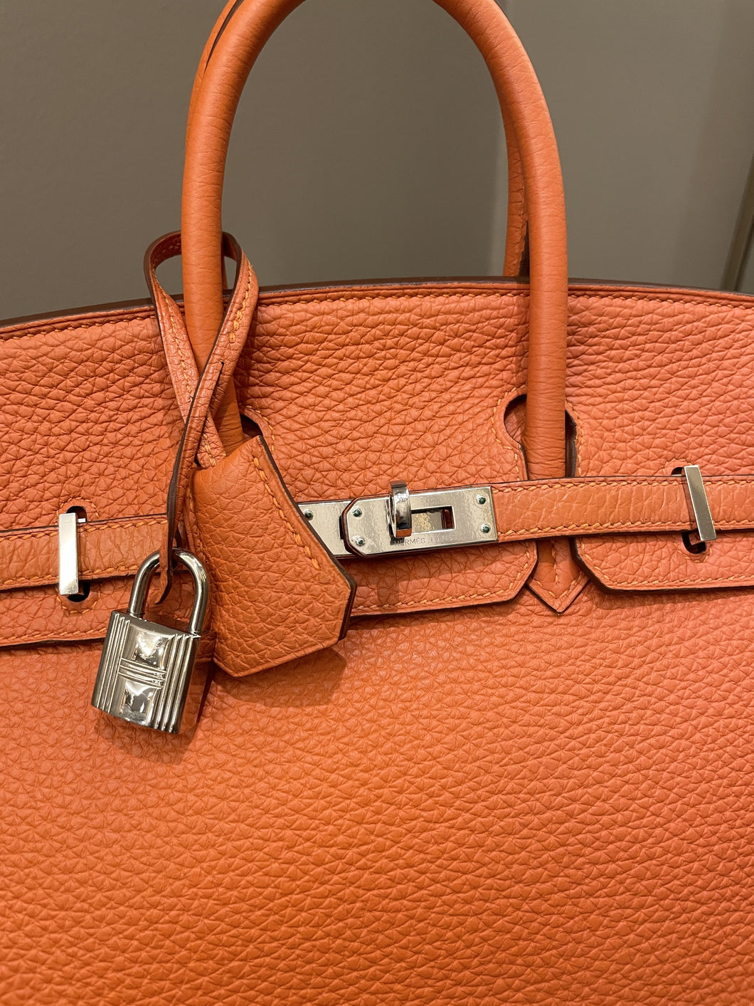 Hermes Birkin 25 Orange Togo