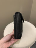 Chanel Vintage Quilted Cc Belt Bag Black Caviar