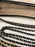 Chanel Quilted Gabrielle Hobo Beige / Black Aged Calfskin