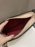 Chanel Quilted Gabrielle Hobo Beige / Black Aged Calfskin
